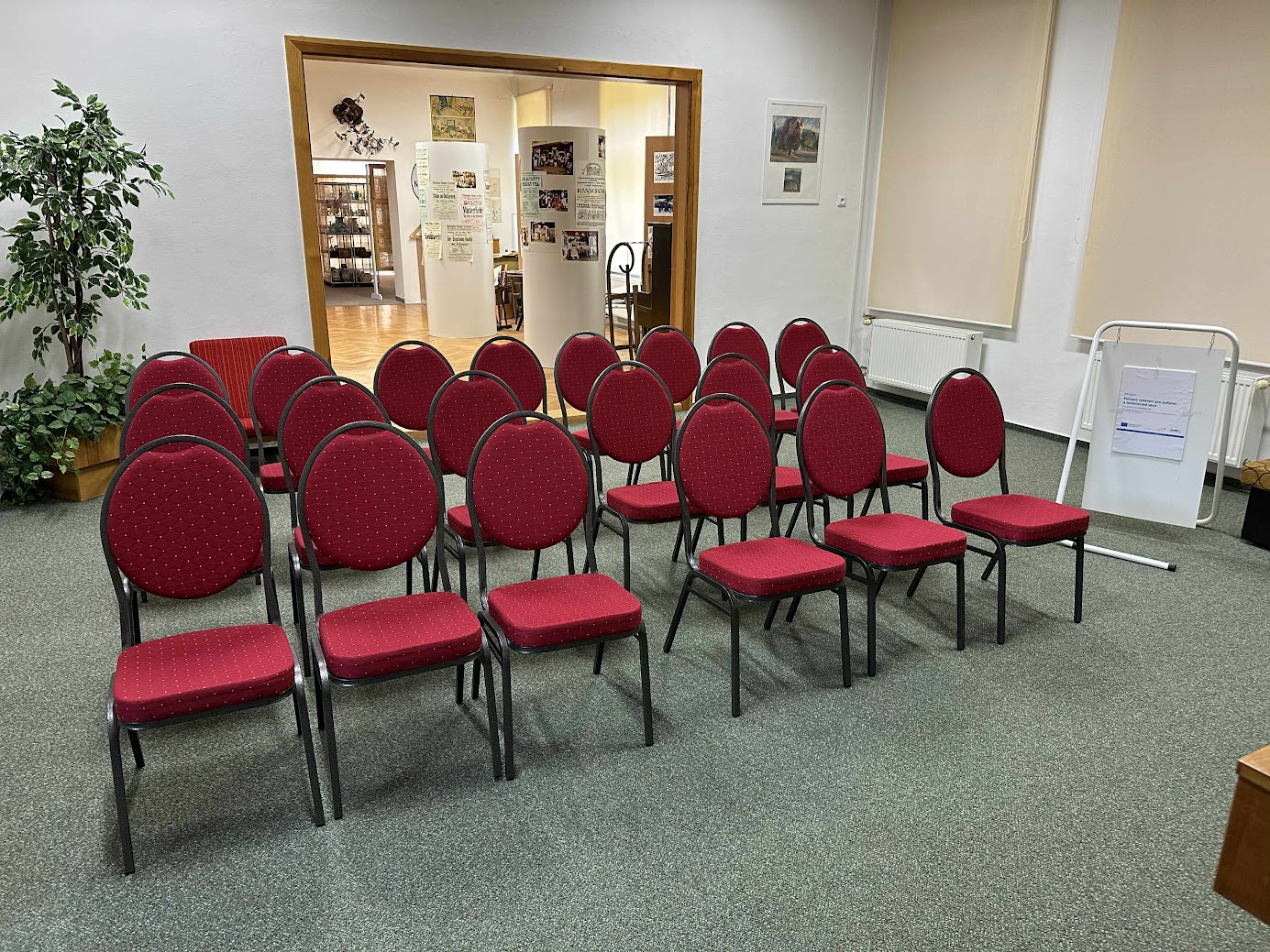 Společenská akce s novým vybavením